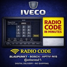 IVECO Radio Unlock Code |