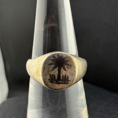 Vintage signet ring - signet,