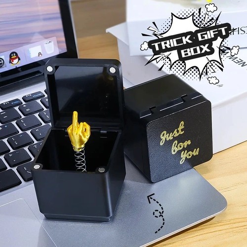 Funny christmas prank gift box - prank,