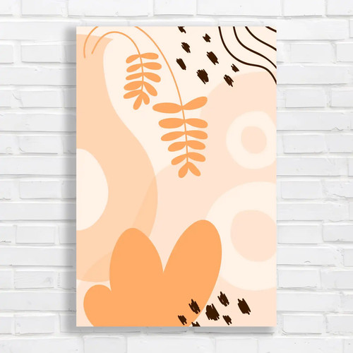 Vibrant botanical orange - vibrant,