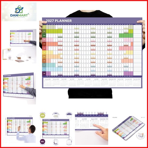 Elegant wall planner 2027 - elegant,