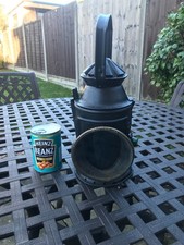 Original vintage railway lamp with burner.