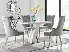 ATLANTA White Gloss Crhome