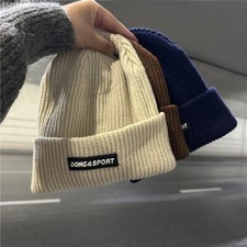 Solid Color Woolen Hat Soft