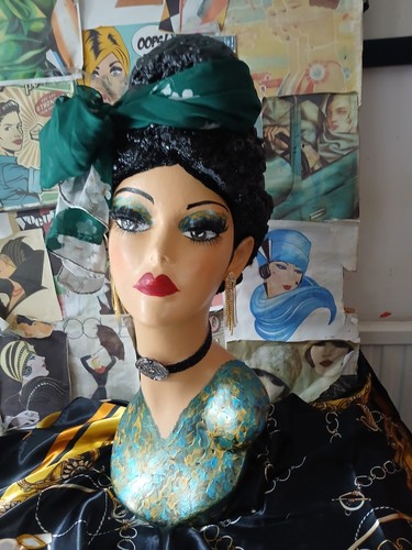 Vintage retro artdeco hand - vintage,