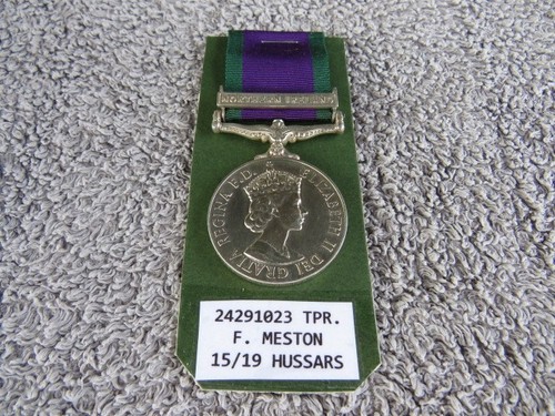 Campaign service medal bar - service,