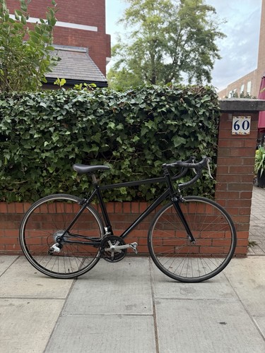 Black road bike - black, drop