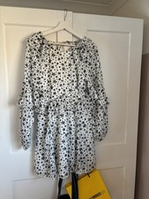 Topshop Star Print Open Back