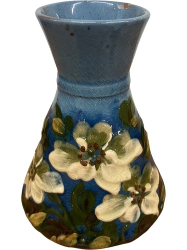 Handmade blue floral ceramic - handmade,