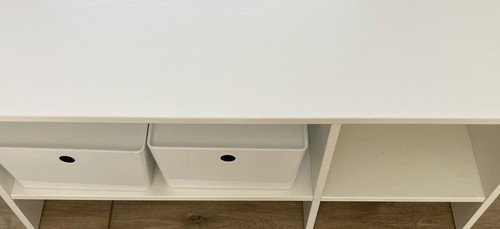 Ikea white storage bench - storage, tv