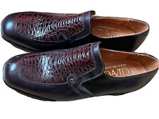 DAVID SCOTT -NORTHAMPTON VINTAGE CLASSIC BROWN TWIN DERBY SHOES UK 7 EU 41 US 8