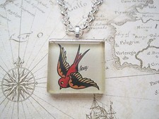 SAILOR JERRY STYLE Red SWALLOW