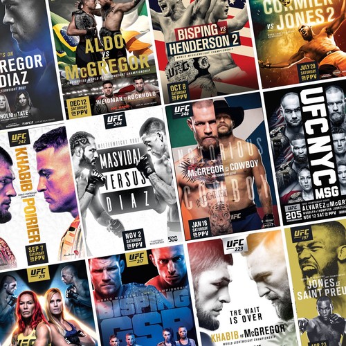 Ufc fight posters 1 - ufc, 1-209