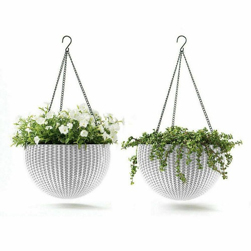 Sphere hanging flower - 2x, pot