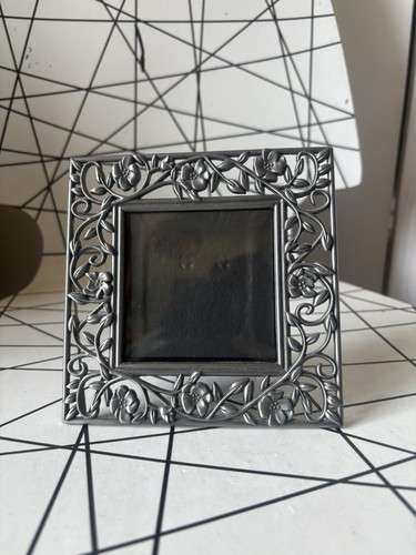Vintage floral pewter - pewter, picture
