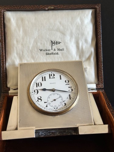 Antique silver walker - &, hall