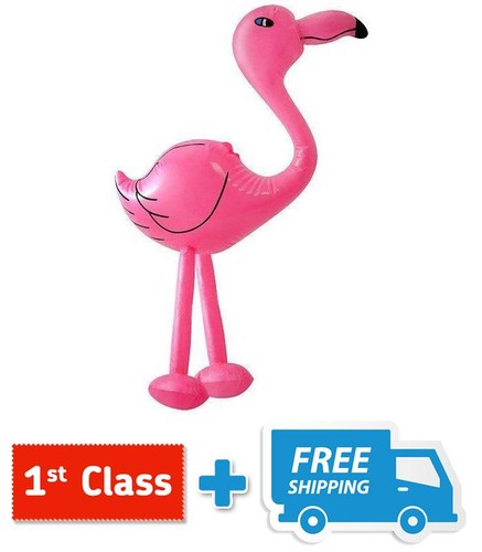 Inflatable pink flamingo s - pink, flamingo's