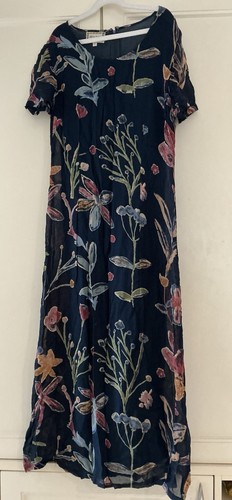 Monsoon blue floral chiffon - blue,