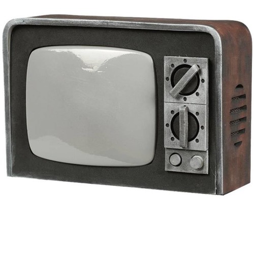 Haunted television with - haunted, light