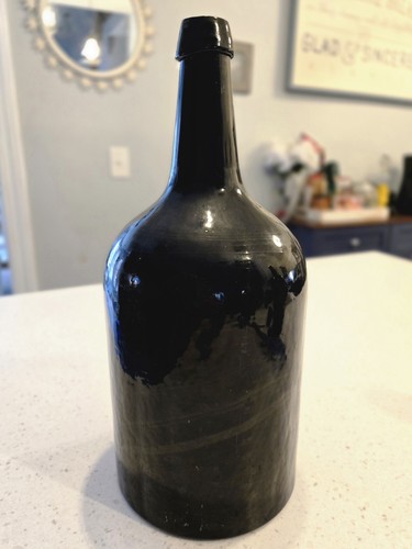 Dark amber demijohn - dark, amber,