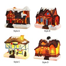 Christmas Village House Resin