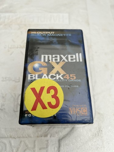 Maxell blank vhs - maxell,