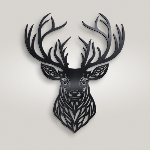 Scottish stag head - scottish,