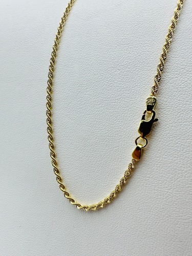 9ct yellow gold - gold, rope