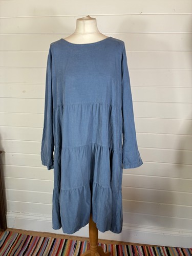 Luella blue needle cord tiered - cord,