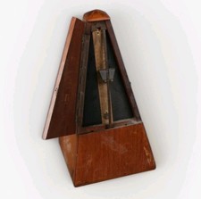 A Vintage French Metronome Maelzel Made In Pairs 23cm High