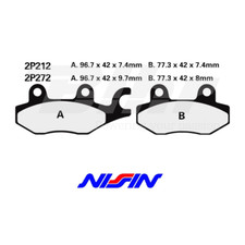 Nissin 2P212NS Rear Brake Pads Pair Cagiva Canyon 600 1995-1999