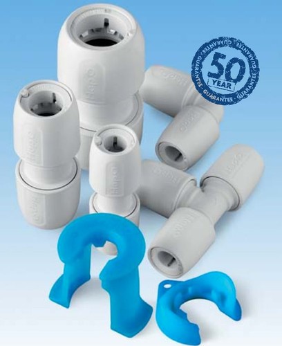 Hep2o pipe fittings - pipe, tee