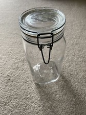 Fido (Italy) wire-clasp/clip storage jar, 1.5 L