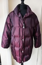Feather & Down Filled Puffa Coat SCL Sport Ladies Womens Size 10 VGC