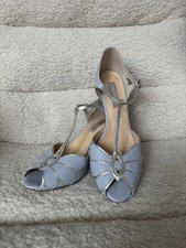 Rachel Simpson Vintage Style Bridal Shoes EU38 / UK5 Powder Blue
