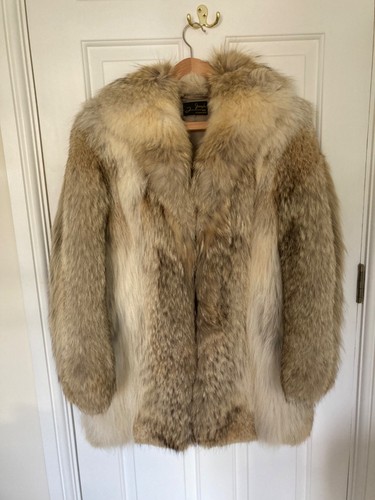Fox fur coat - ,, beige