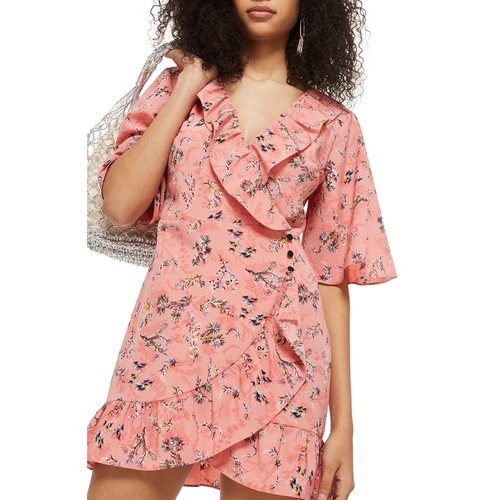Topshop off duty floral - off, ruffle