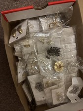 Joblot Jewellery Shoe Box Full