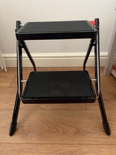 Folding 2 Step Folding Step Stool Lightweight Kitchen Caravan Motorhome