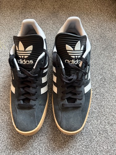 Adidas samba black - black, suade