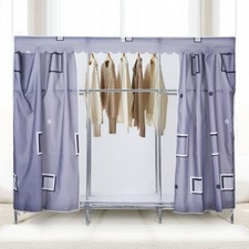 Double canvas fabric wardrobe - double,