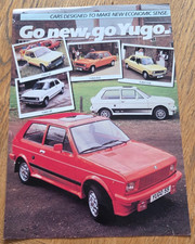YUGO car brochure from the UK