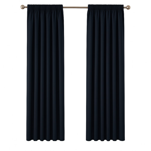 Black pencil pleat tape top - pencil,