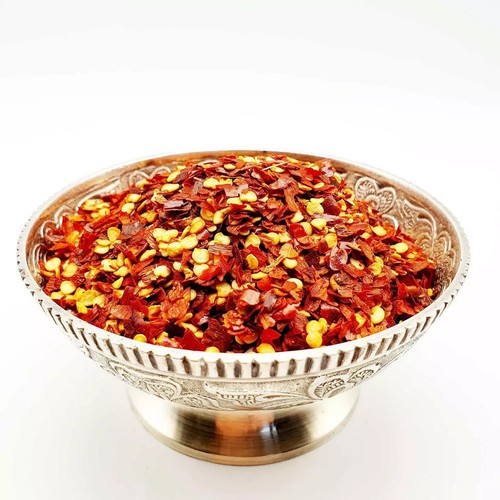 Red chili flakes - red, crushed