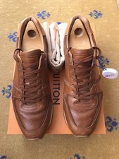 Louis Vuitton Trainers Sneakers Shoes Run Away Suede Leather Mens UK 9 US 10 43