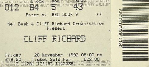 Cliff richard wembley - cliff,