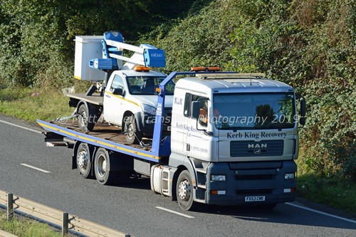 Truck photo 12x8 man kerb - truck,