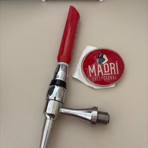 Madri beer pump badge - pump,