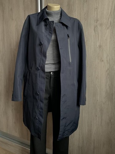 Men bugatti trench coat - coat, navy