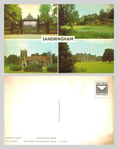 Vintage postcard sandringham - vintage,